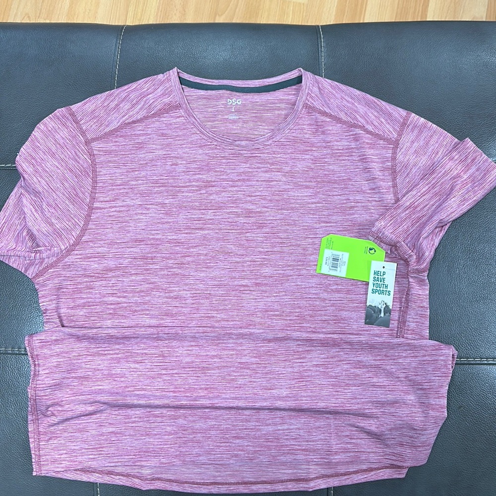 Mens performance Tee *Burgundy*